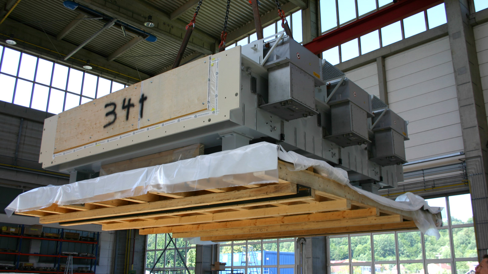 Transport von Schwergut